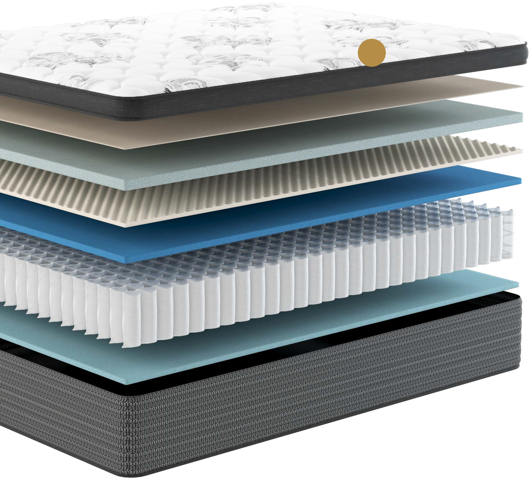 Cascade 12" Pillow Top Mattress by Factory Direct Mattress