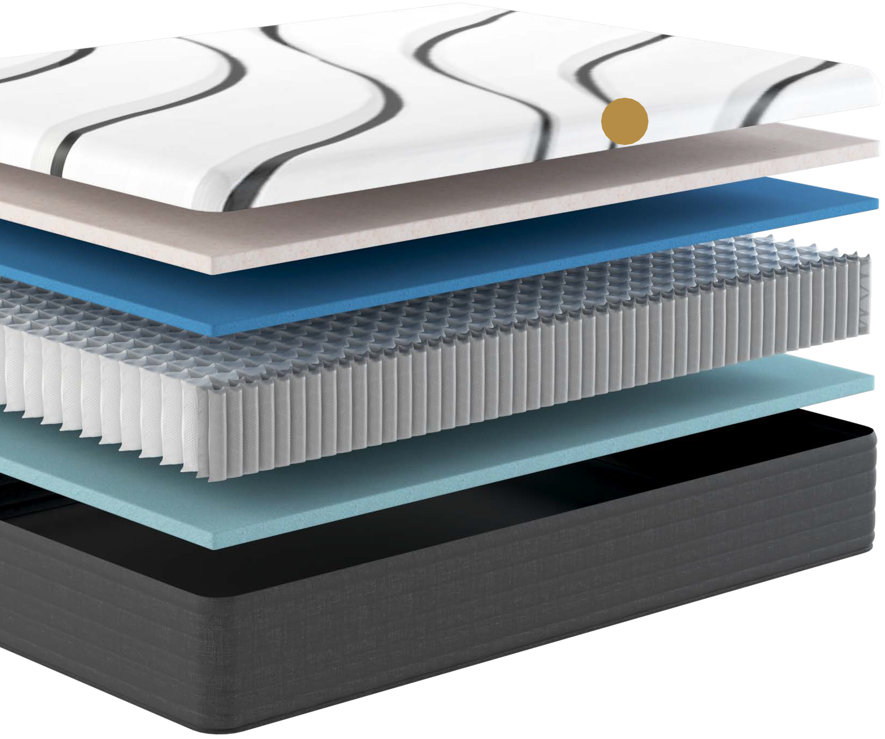 Journey 11" Cooling Hybrid Mattress by Factory Direct Mattress