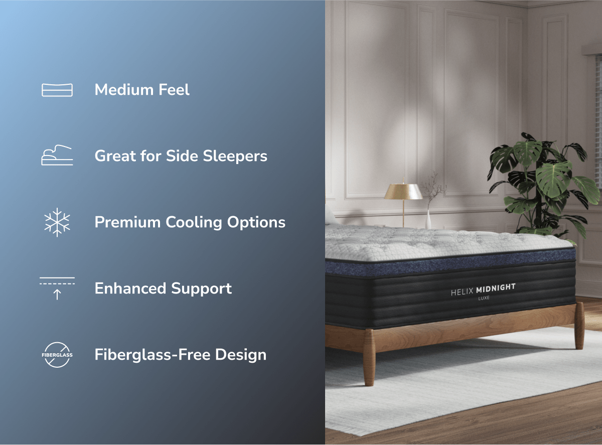 Midnight Luxe Medium Mattress by Helix